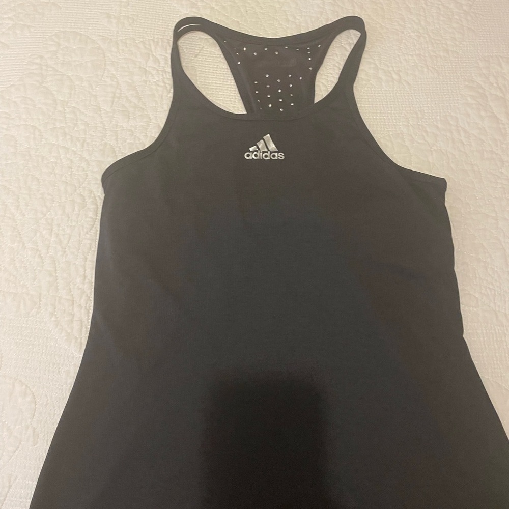 Adidas, sports, built in bra, sports top